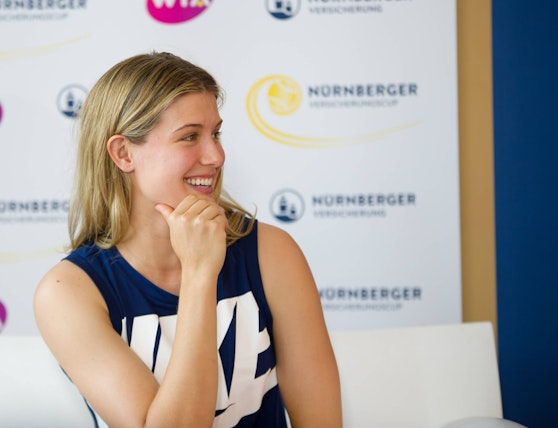 Genie Bouchard hat ein Date versteigert.