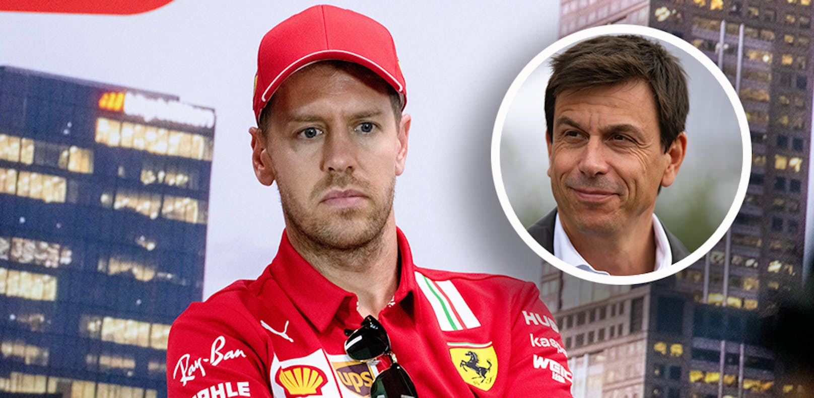 Sebastian Vettel ist Thema bei Mercedes.