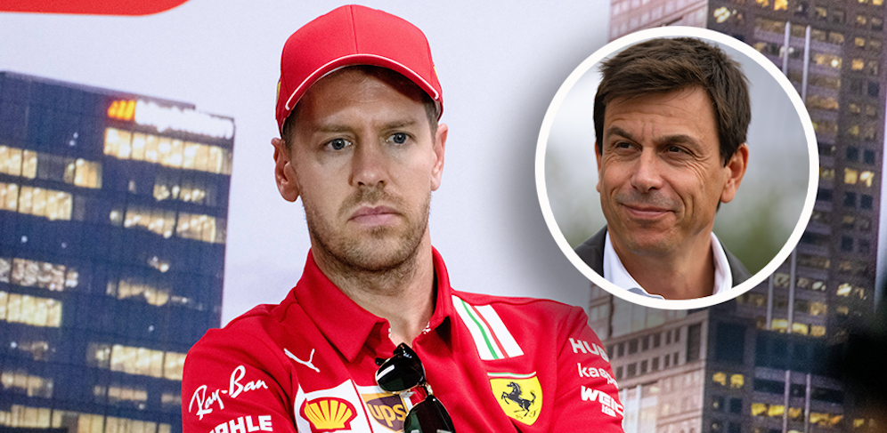 Sebastian Vettel ist Thema bei Mercedes.