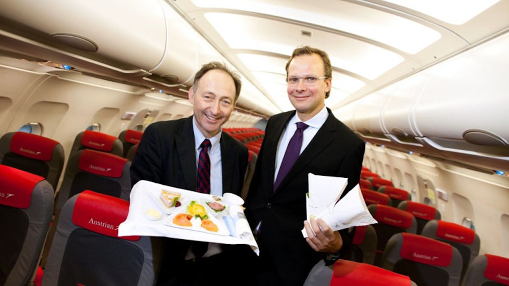 Do&Co-Chef Attila Dogudan (li., hier mit Ex-AUA-Chef Bierwirth)