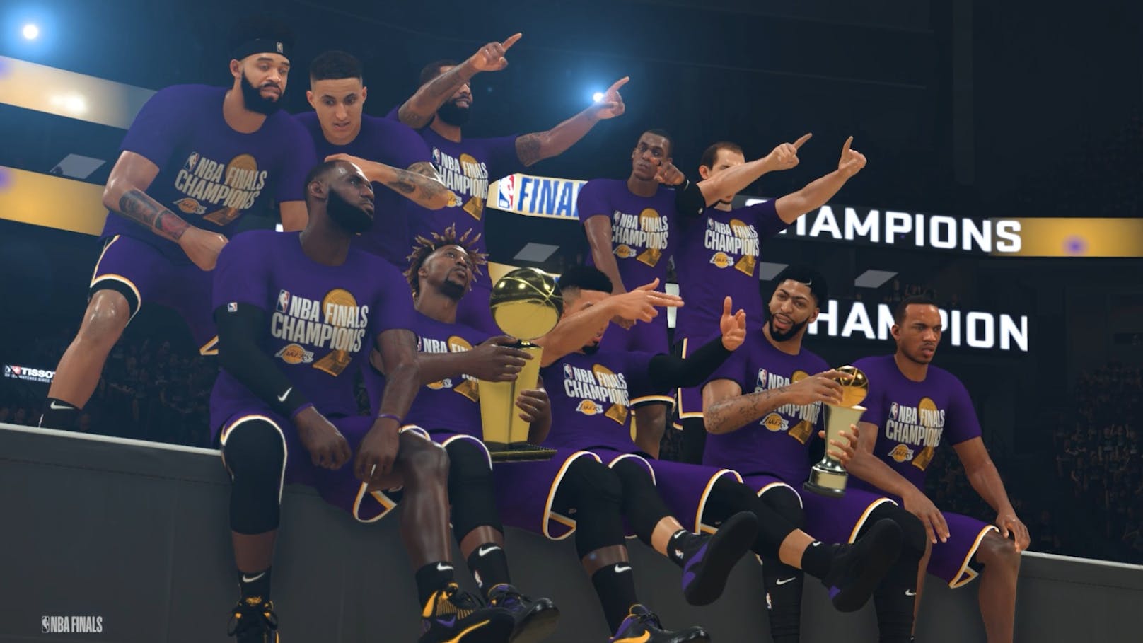 NBA 2K verkündet den Sieg der Lakers in den #2KSim NBA Finals