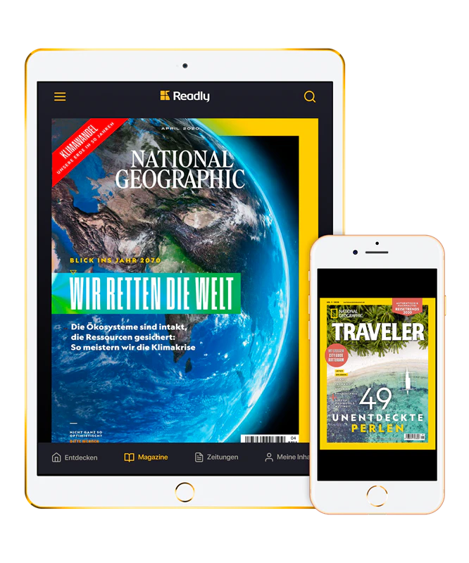 National Geographic ist ab sofort auf Readly​​​​​.