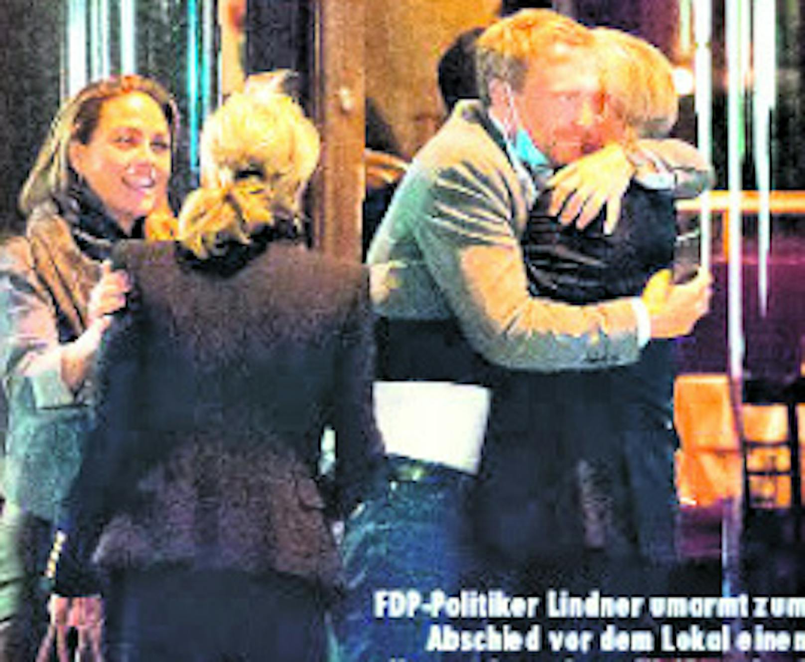 Die "B.Z." druckte das Foto der Umarmung von FDP-Chef Christian Lindner ab.