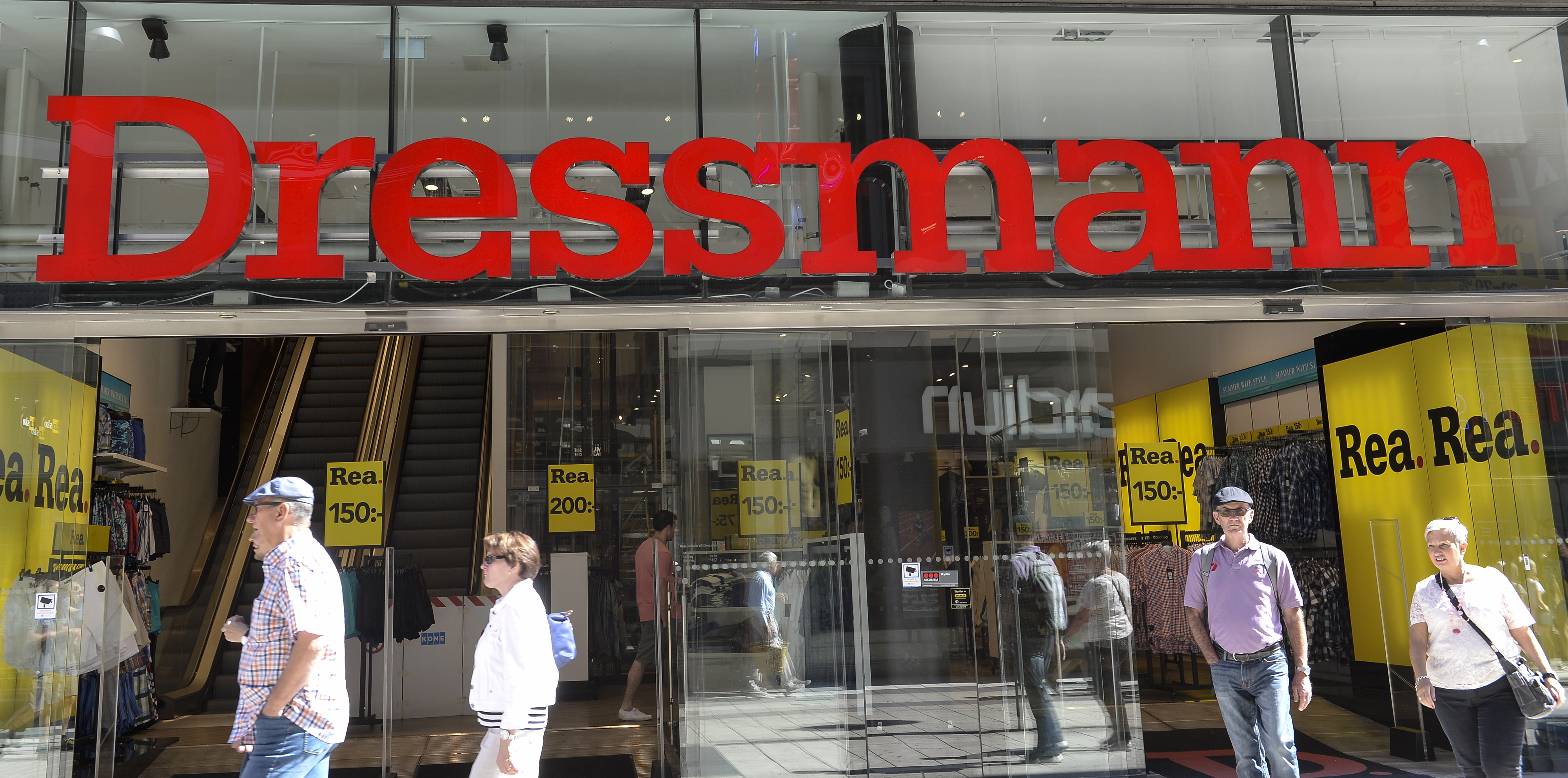 Eine Filiale der Modekette Dressmann