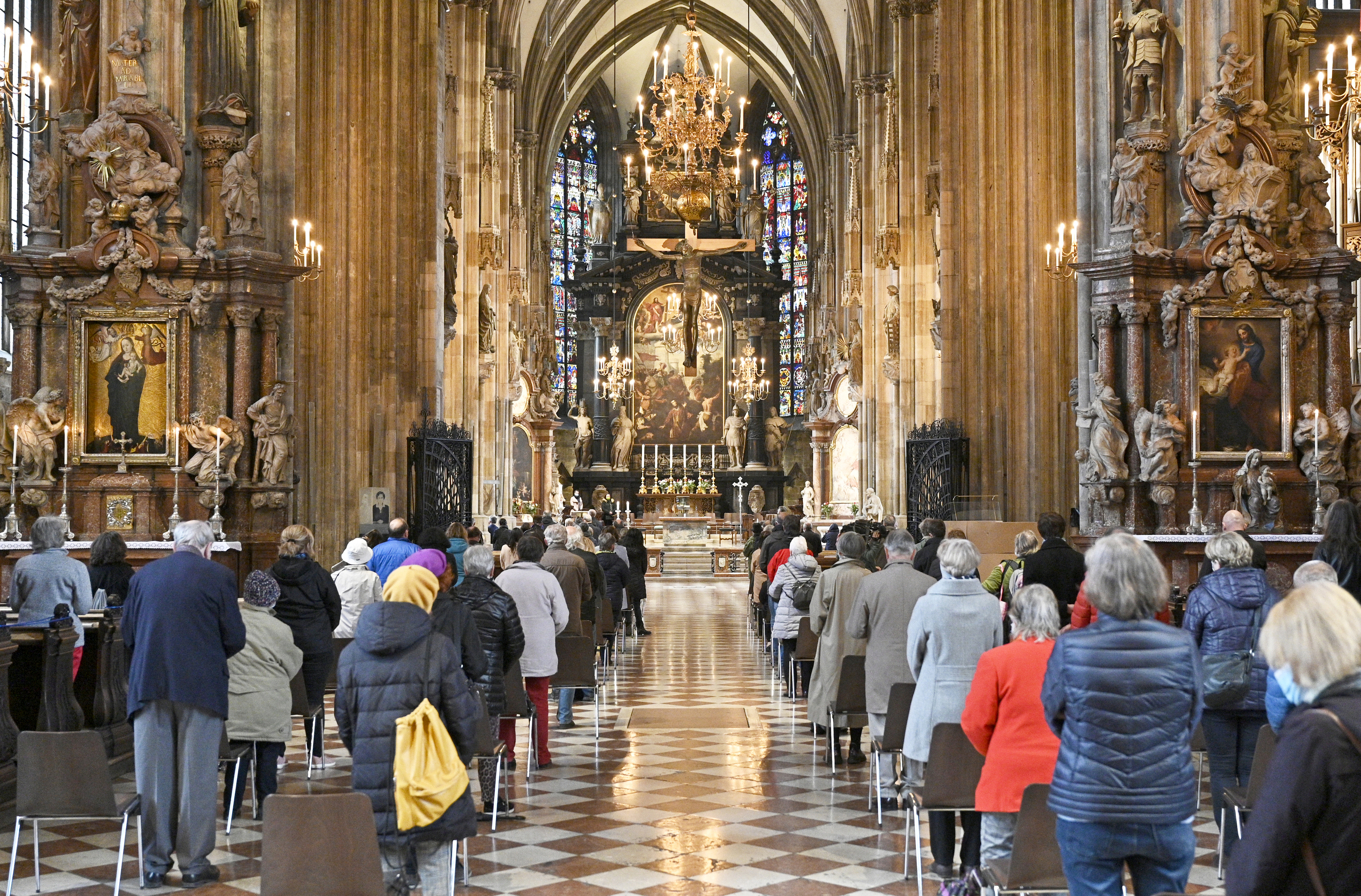 Corona-Maßnahmen im Wiener Stephansdom sind vorbei.