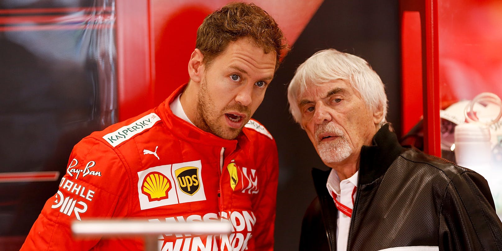 Sebastian Vettel und Bernie Ecclestone