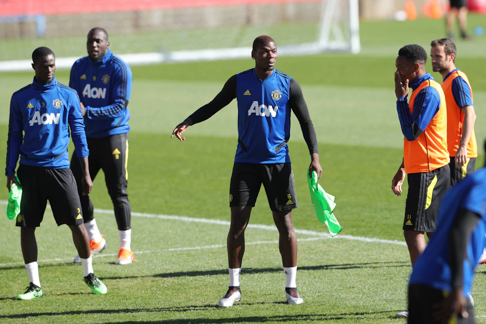 Training bei Manchester United