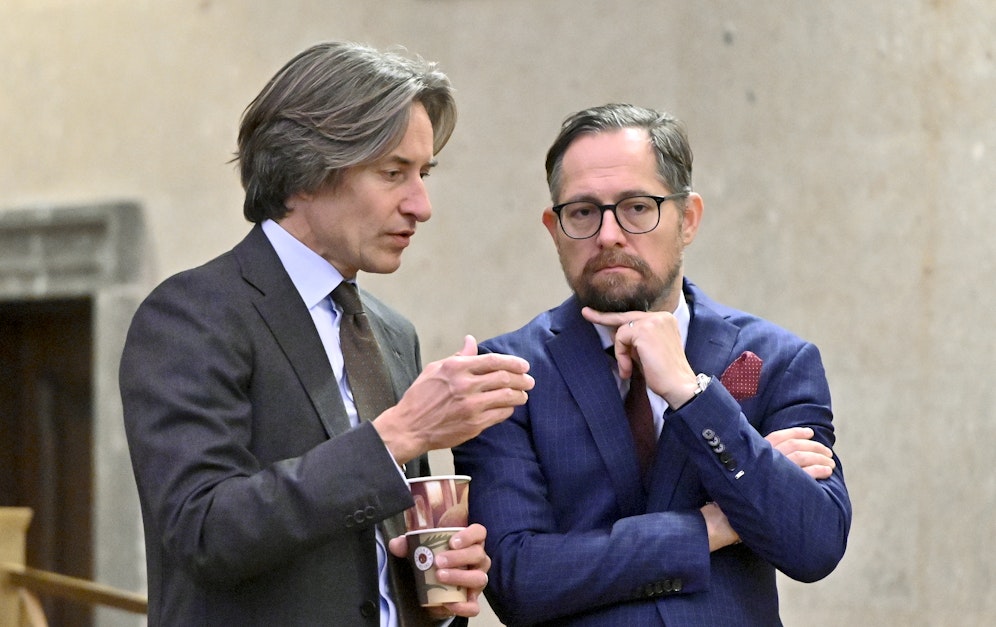 Karl-Heinz Grasser mit Norbert Wess