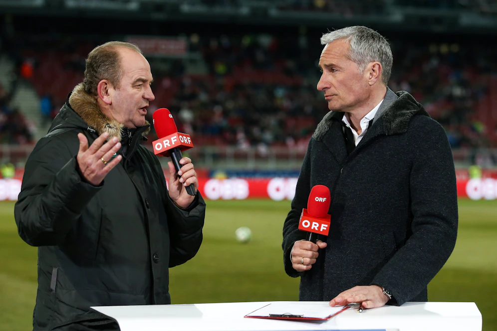 Herbert Prohaska mit Rainer Pariasek