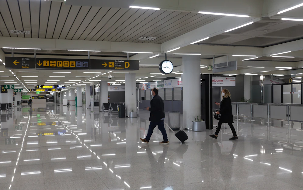 Am Flughafen Wien-Schwechat ist nicht viel los.