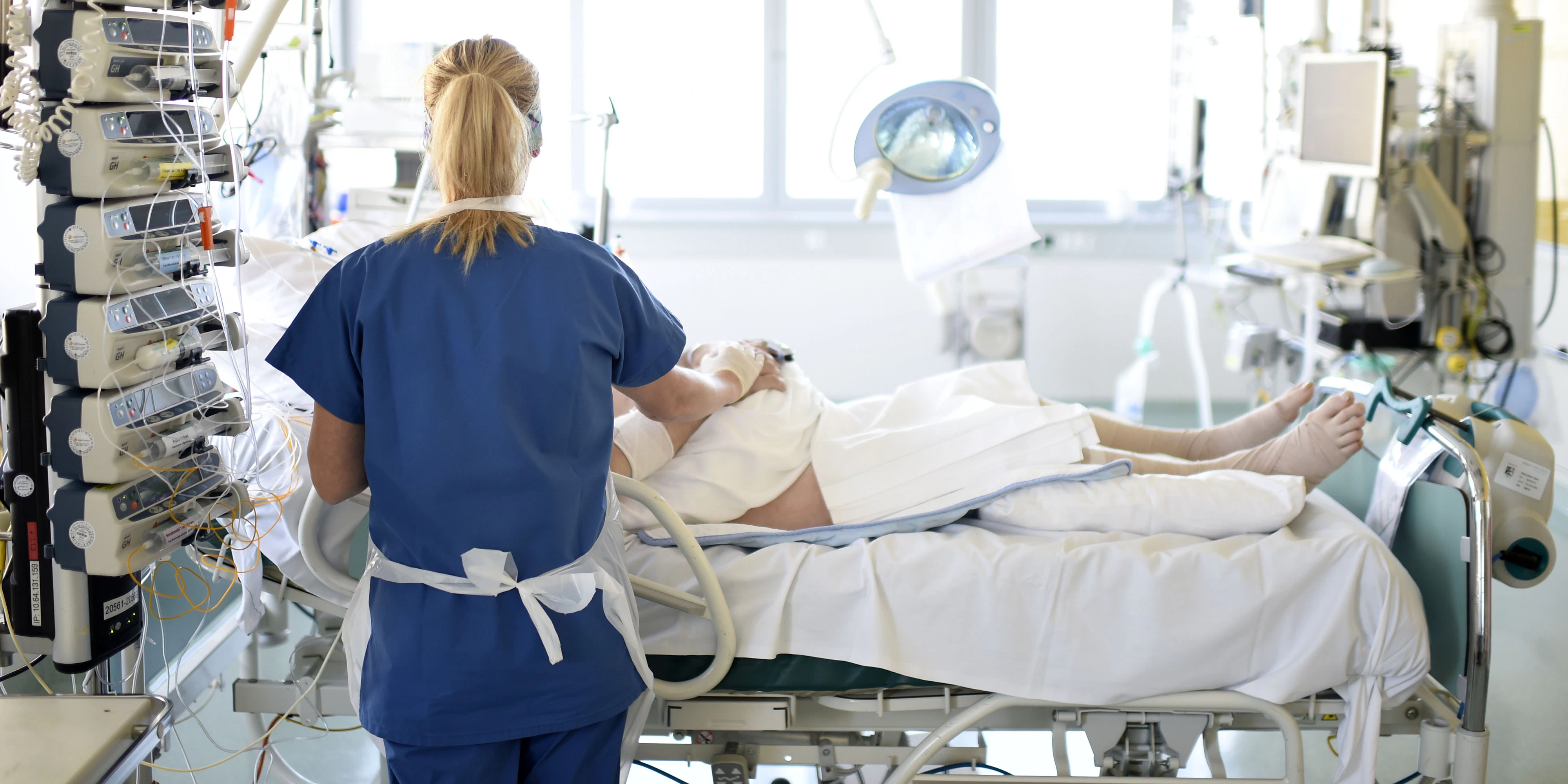 Patient auf der Intensivstation (Symbolbild)