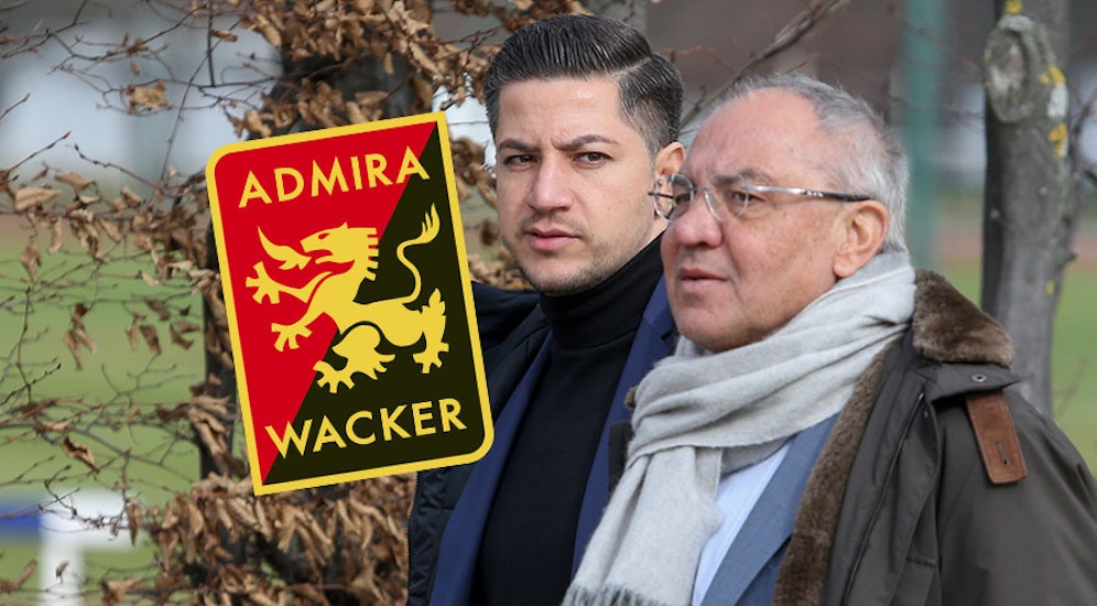 Amir Shapourzadeh (l.) verlässt die Admira, Felix Magath bleibt.