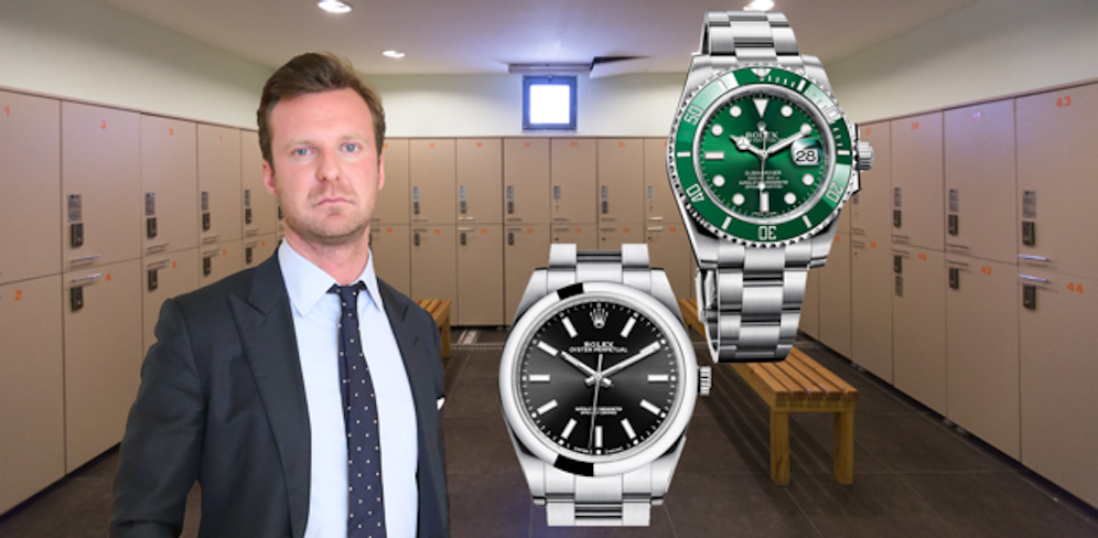 Philipp Wolm verteidigt die Rolex-Bande.