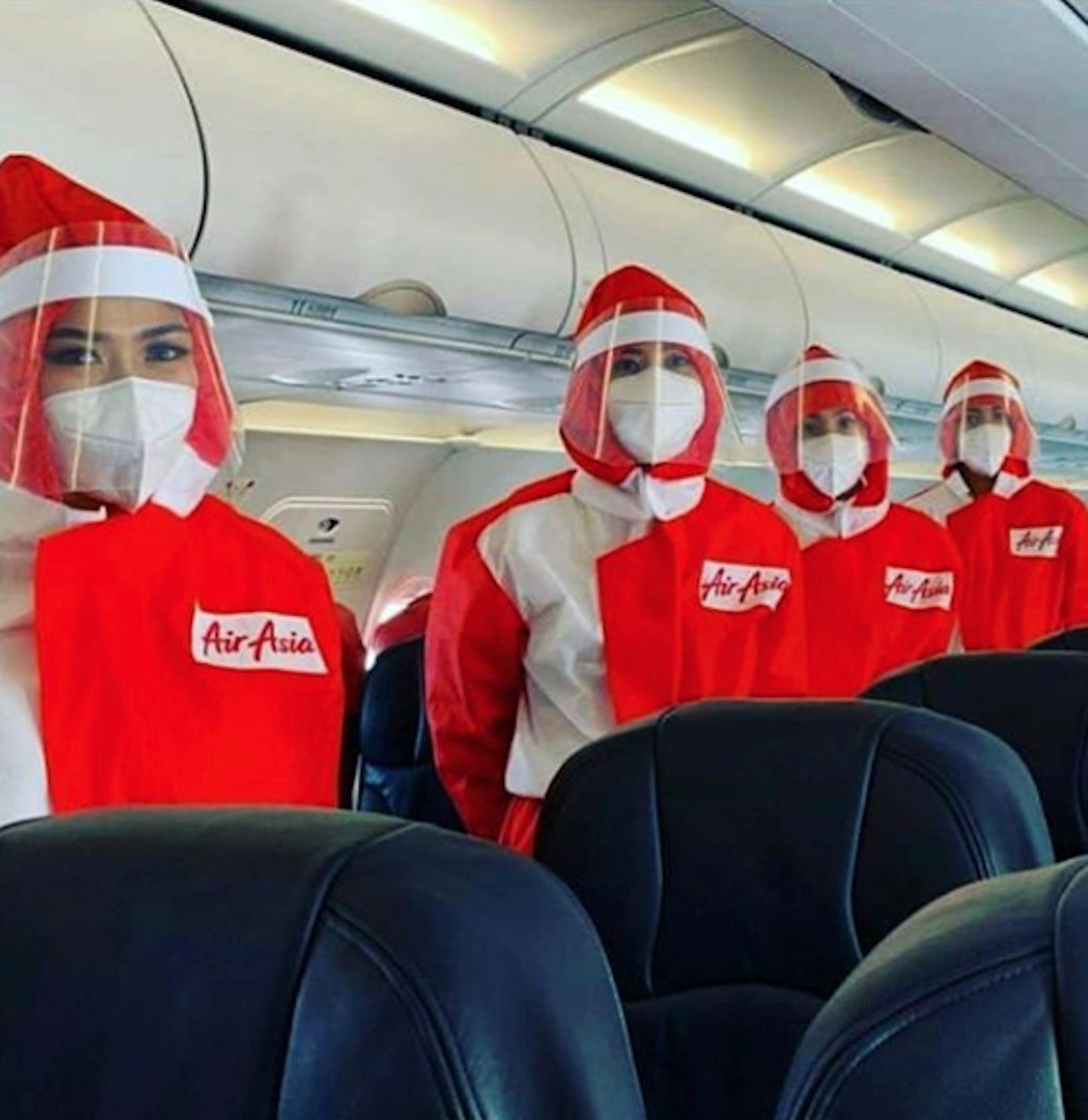 Air Asia setzt auf kräftiges Rot und Weiß.