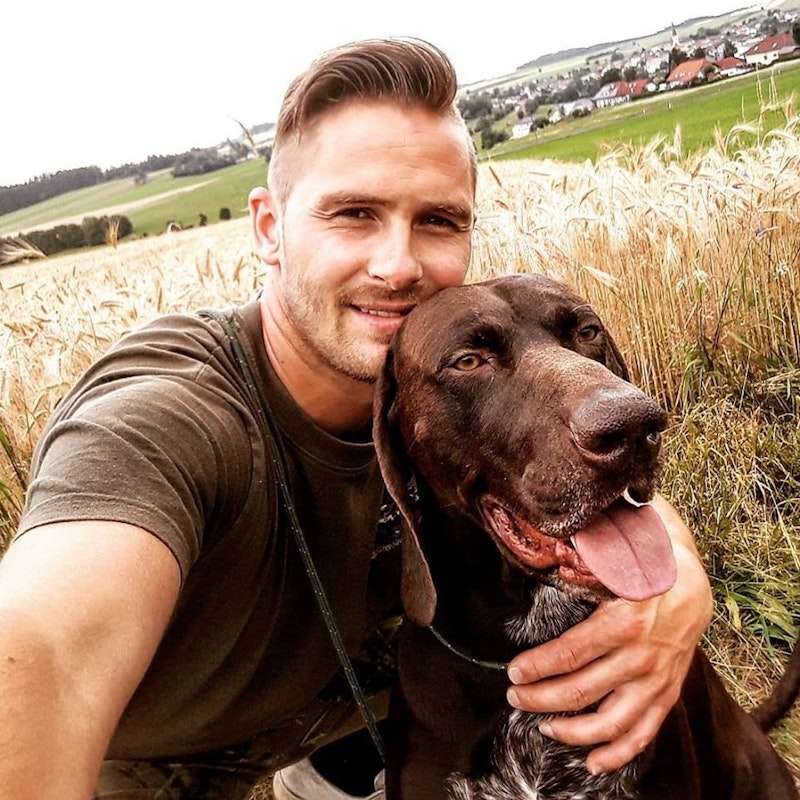Freudenthaler ist oft mit seinem Hund unterwegs.