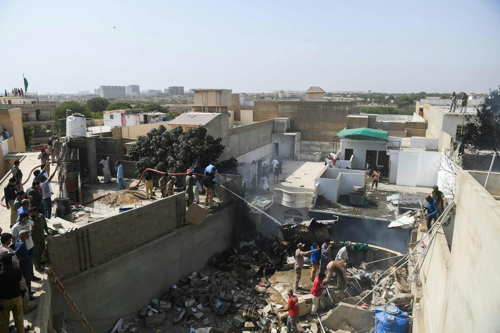 Flugzeugabsturz in Karachi, Pakistan, am 22. Mai 2020