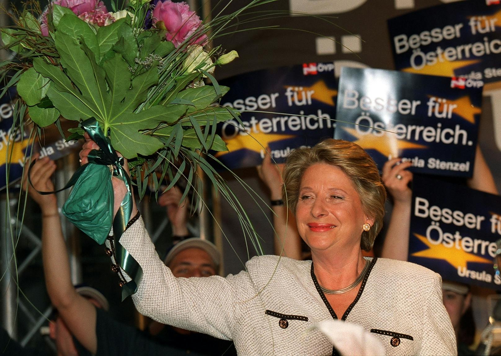 Ursula Stenzel war in ihrem EU-Wahlkampf für die ÖVP die "Stimme Österreichs."