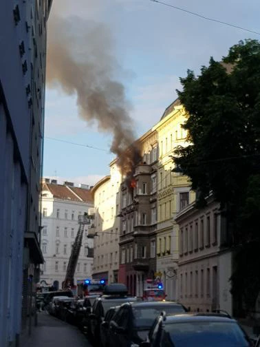 Brand in der Mollardgasse