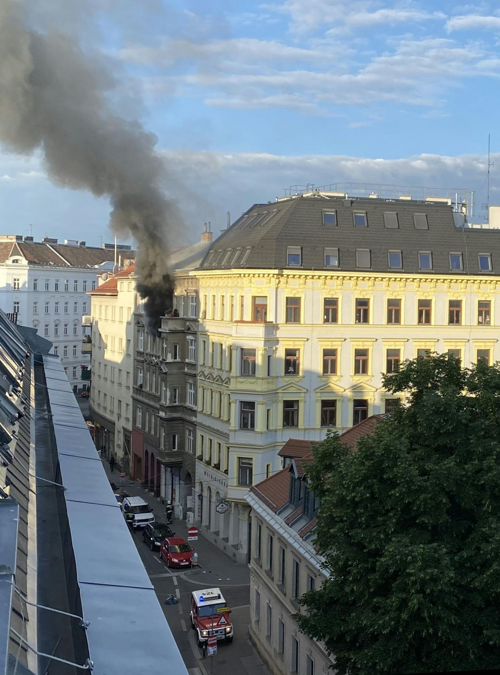 Toter bei Zimmerbrand in Wien