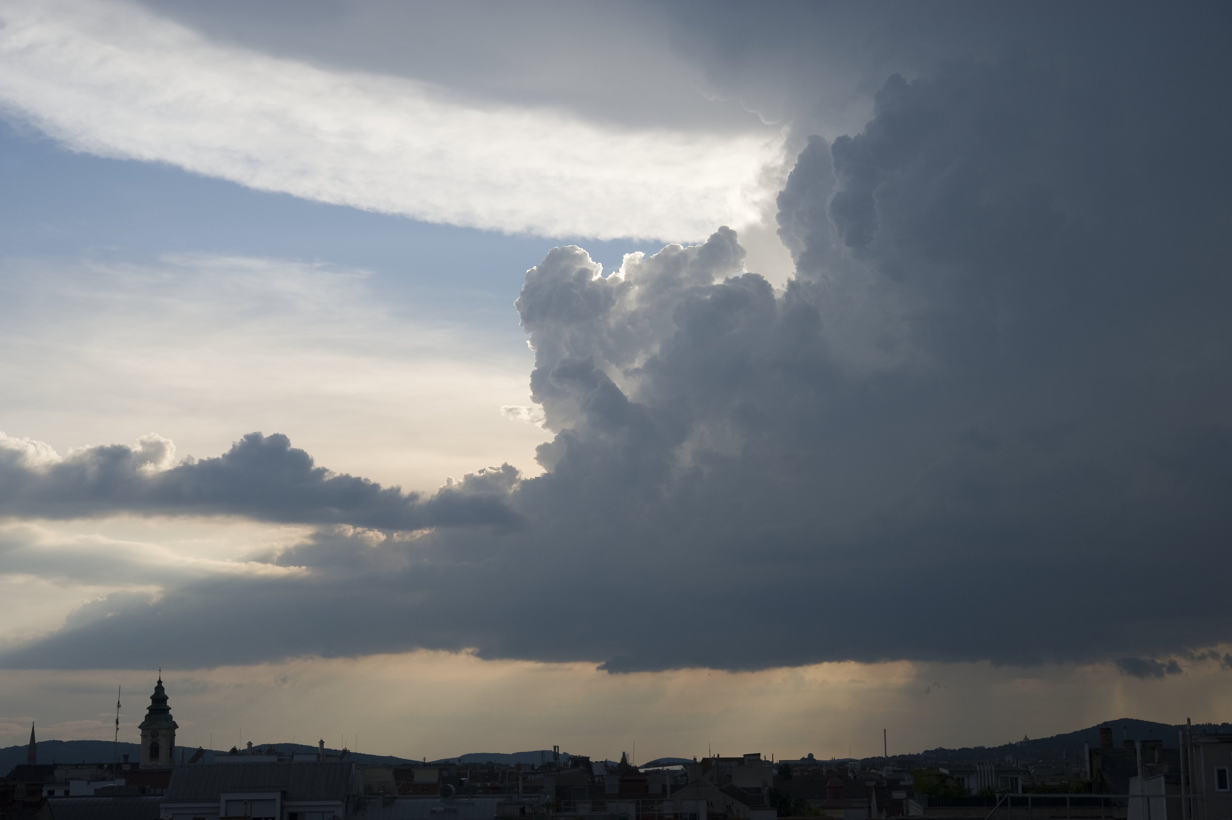 Schwere Gewitter sind im Anmarsch