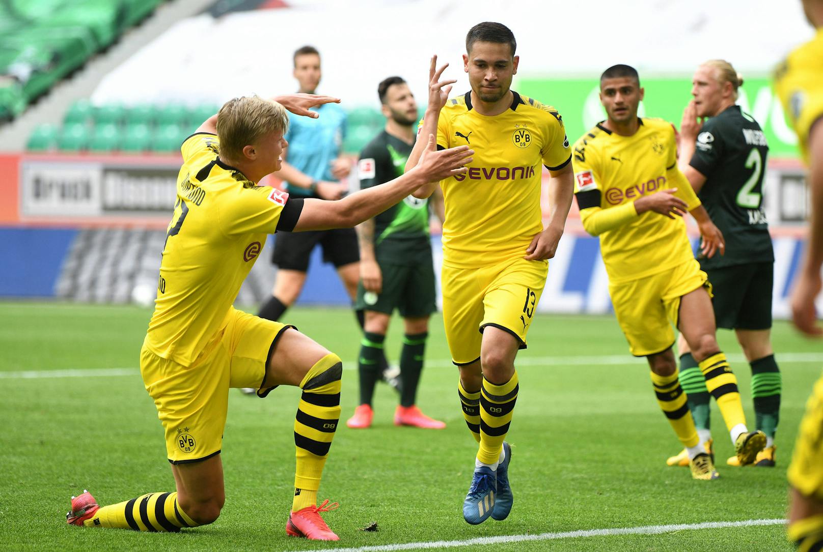 Raphael Guerreiro trifft für Dortmund