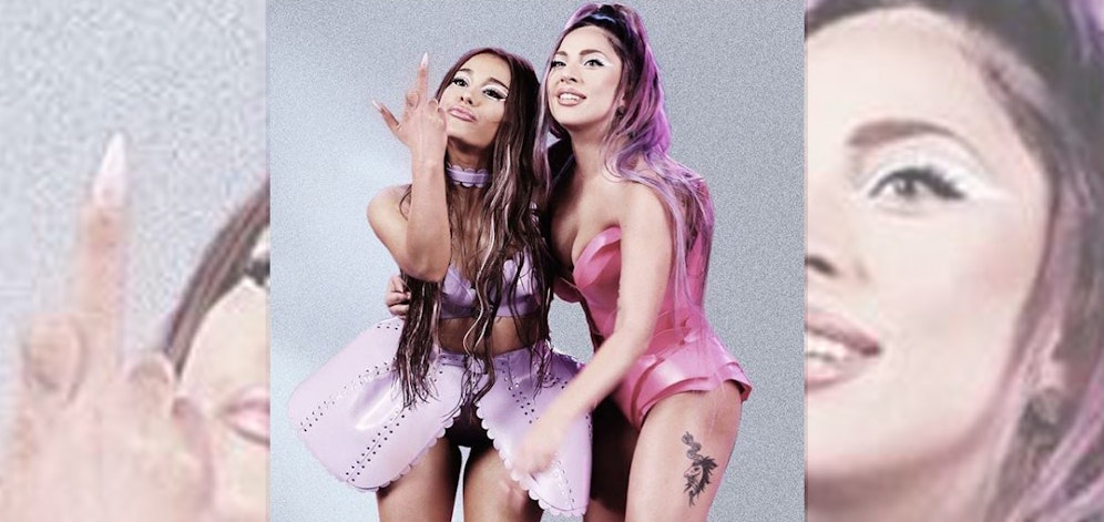 Ariana Grande mit Lady Gaga für 