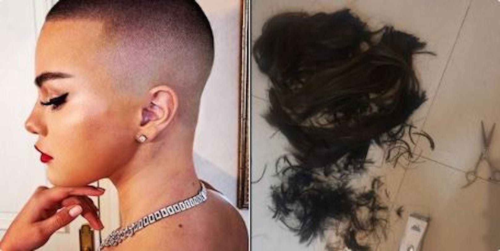 Fans der 27-Jährigen sind schockiert: Fotos zeigen Sängerin Selena Gomez mit abrasierten Haaren.