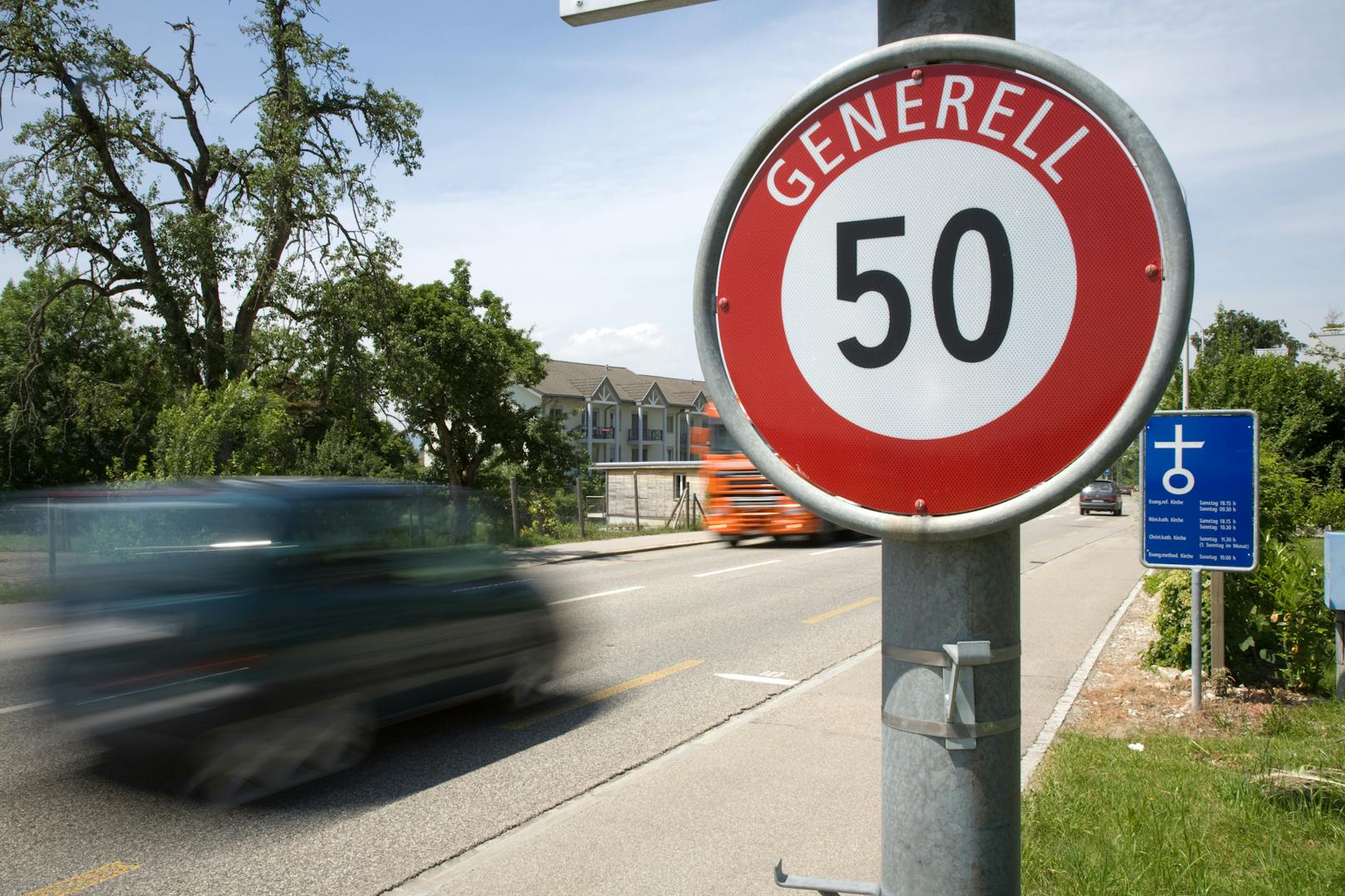 50 km/g waren erlaubt, ein 20-Jähriger bretterte aber mit 105 Stundenkilometern durchs Welser Stadtgebiet
