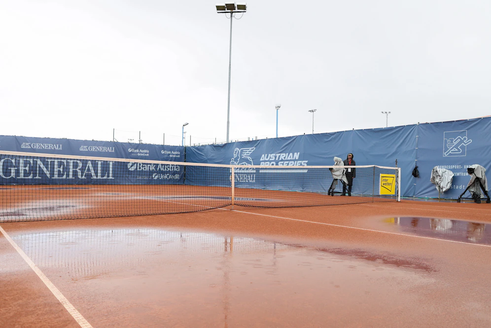 Der Auftakt der Generali Pro Series fällt ins Wasser.