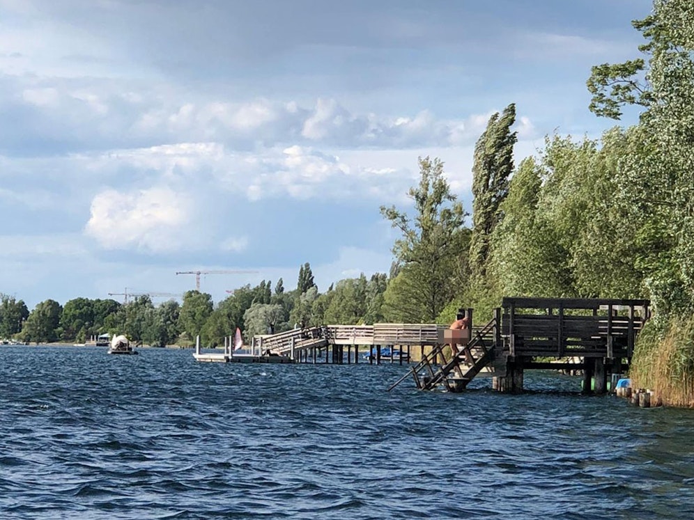 Nacktbaden in der alten Donau? An dieser Stelle eigentlich nicht erlaubt!
