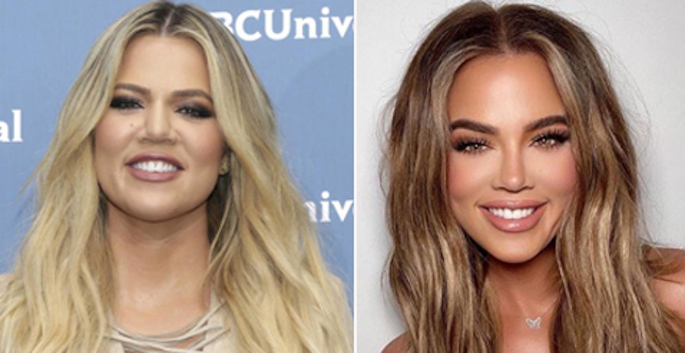 Khloe Kardashian früher und heute.