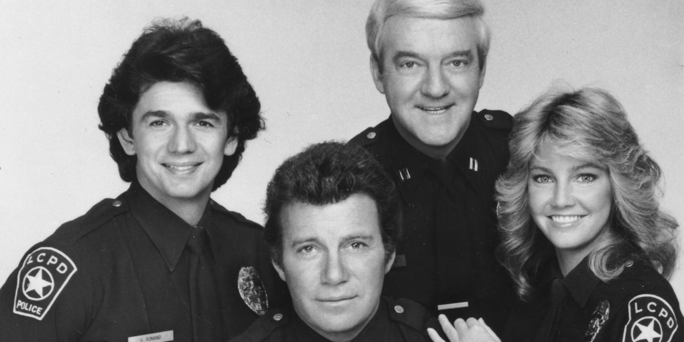 Richard Herd - an der Seite von William Shatner (MItte) und Heather Locklear (rechts) in der erfolgreichen TV-Serie "T.J. Hooker"