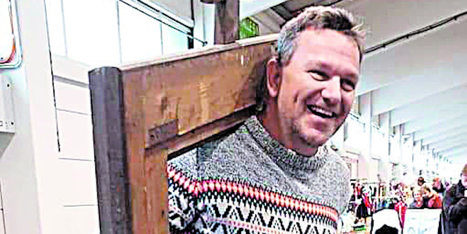 ATV-Star Günther Nussbaum liebt Flohmärkte über alles.