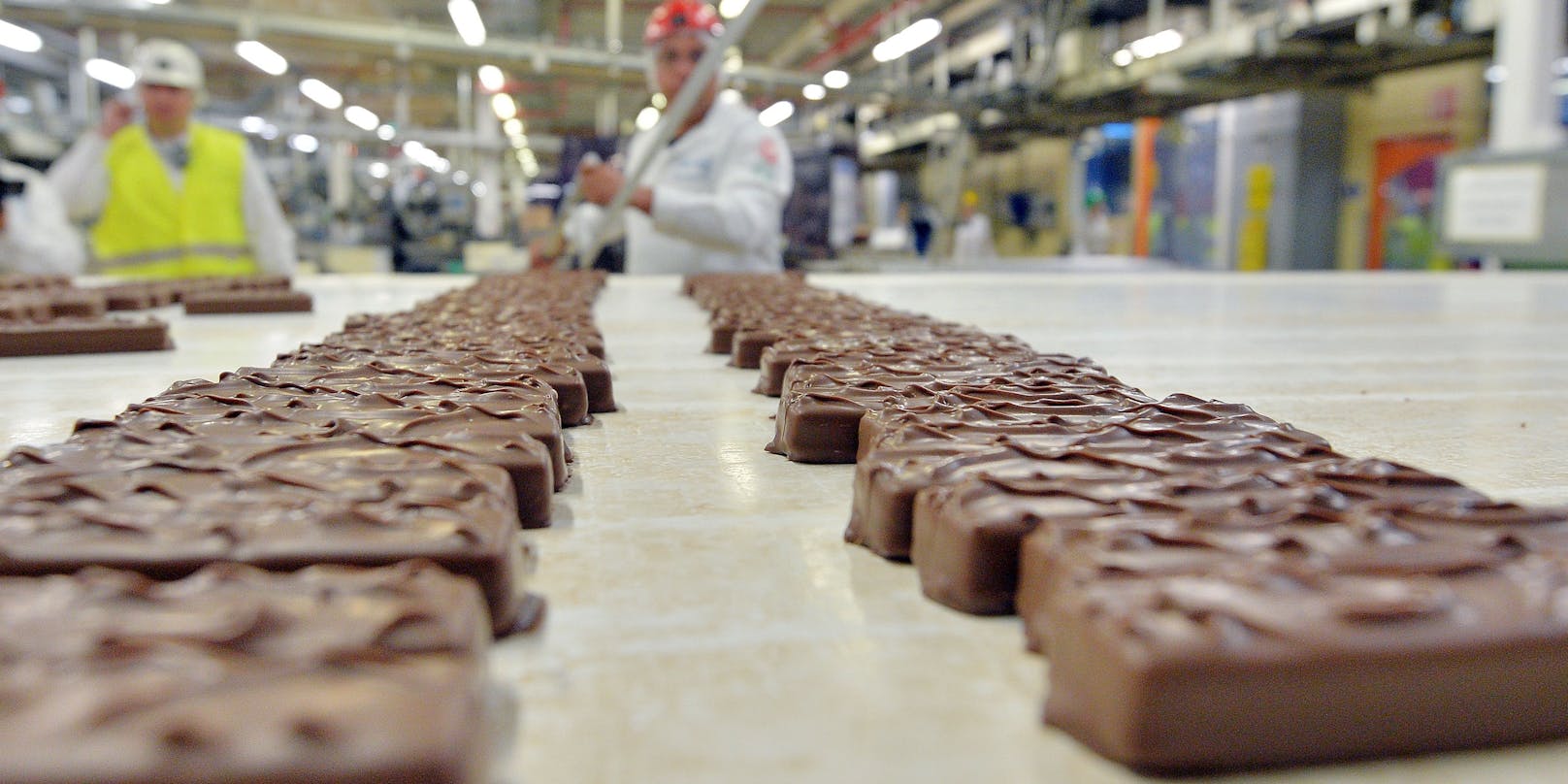 Eine Schokoladenfabrik des Mars-Konzerns