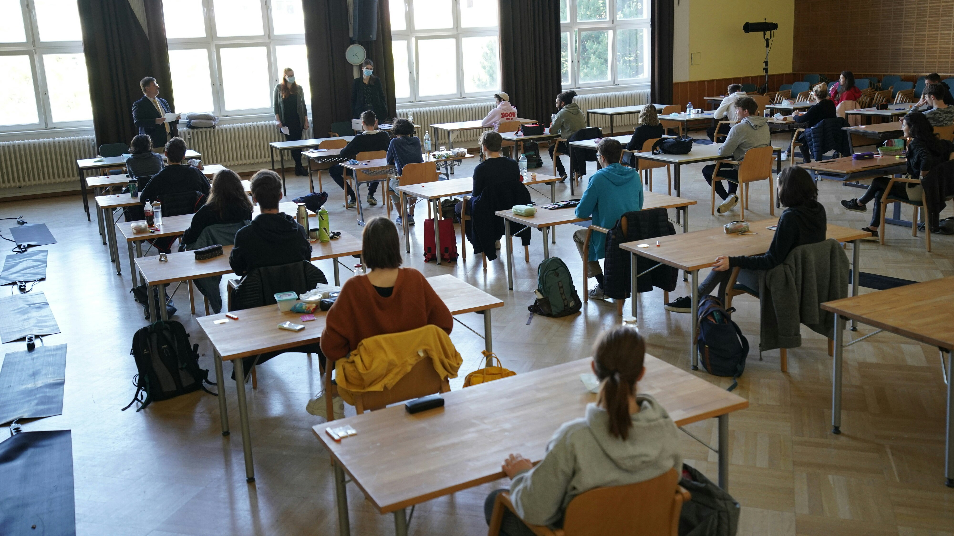 Überraschend entspannte Matura-Atmosphäre.