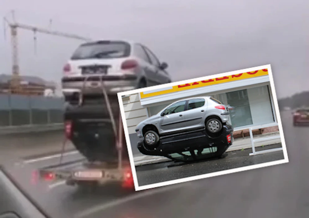 Der Transport sorgte für Aufsehen.