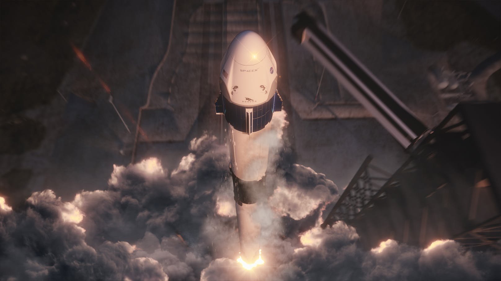 Dies sei der letzte Flugtest des Crew Dragon, schreibt die "New York Times". Ist er erfolgreich, "wird die NASA SpaceX für reguläre Flüge zur Weltraumstation zertifizieren".