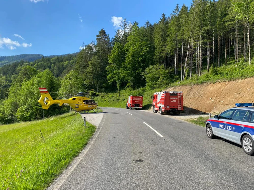 Ein Bild vom Unfallort.