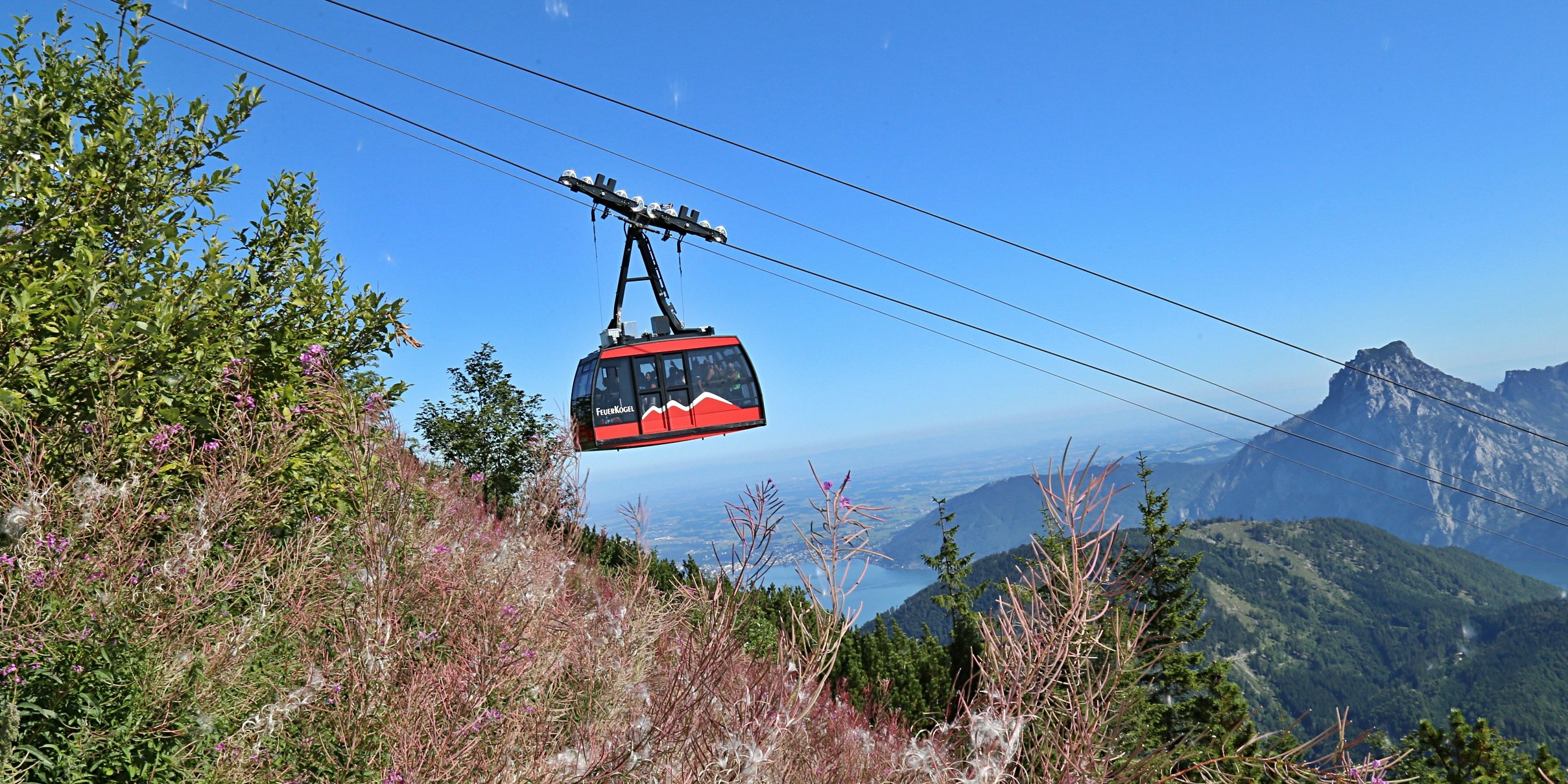 Am Feuerkogel in Ebensee kann man wieder mit der Seilbahn fahren.