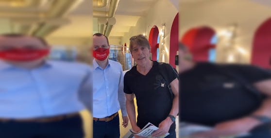 ATV-Moderator Dominic Heinzl besteht darauf: "Ich war zuerst hier!"