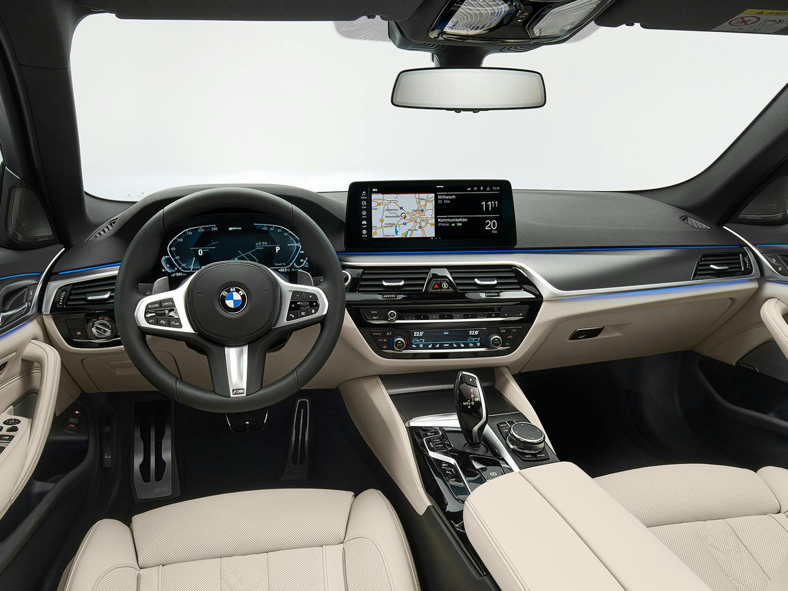 Innenraum BMW 5er-Reihe Facelift 