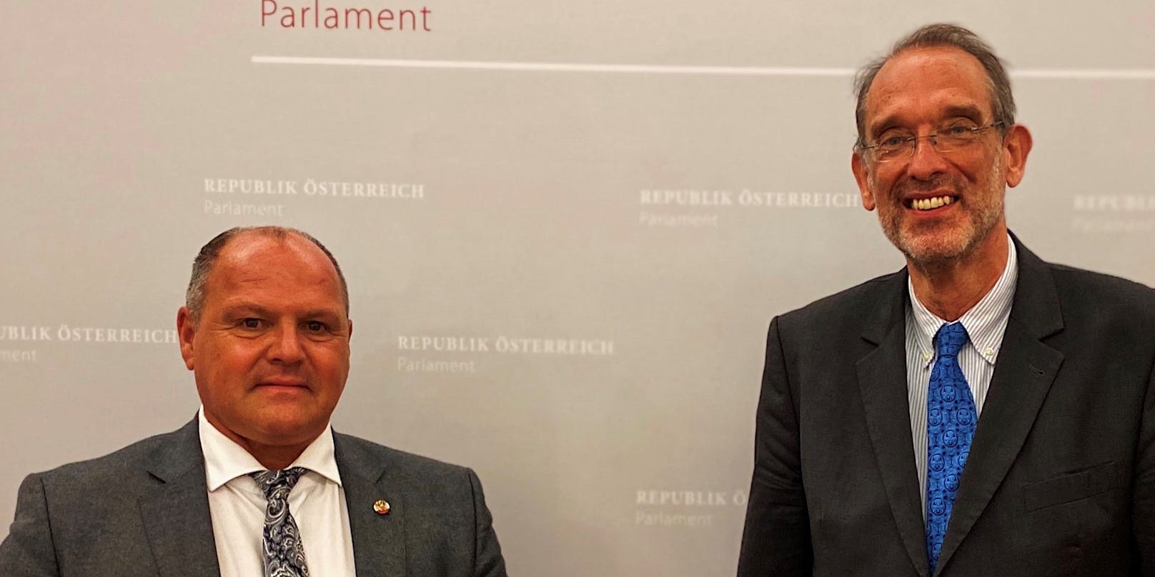 Schroll mit Bildungsminister Fassmann
