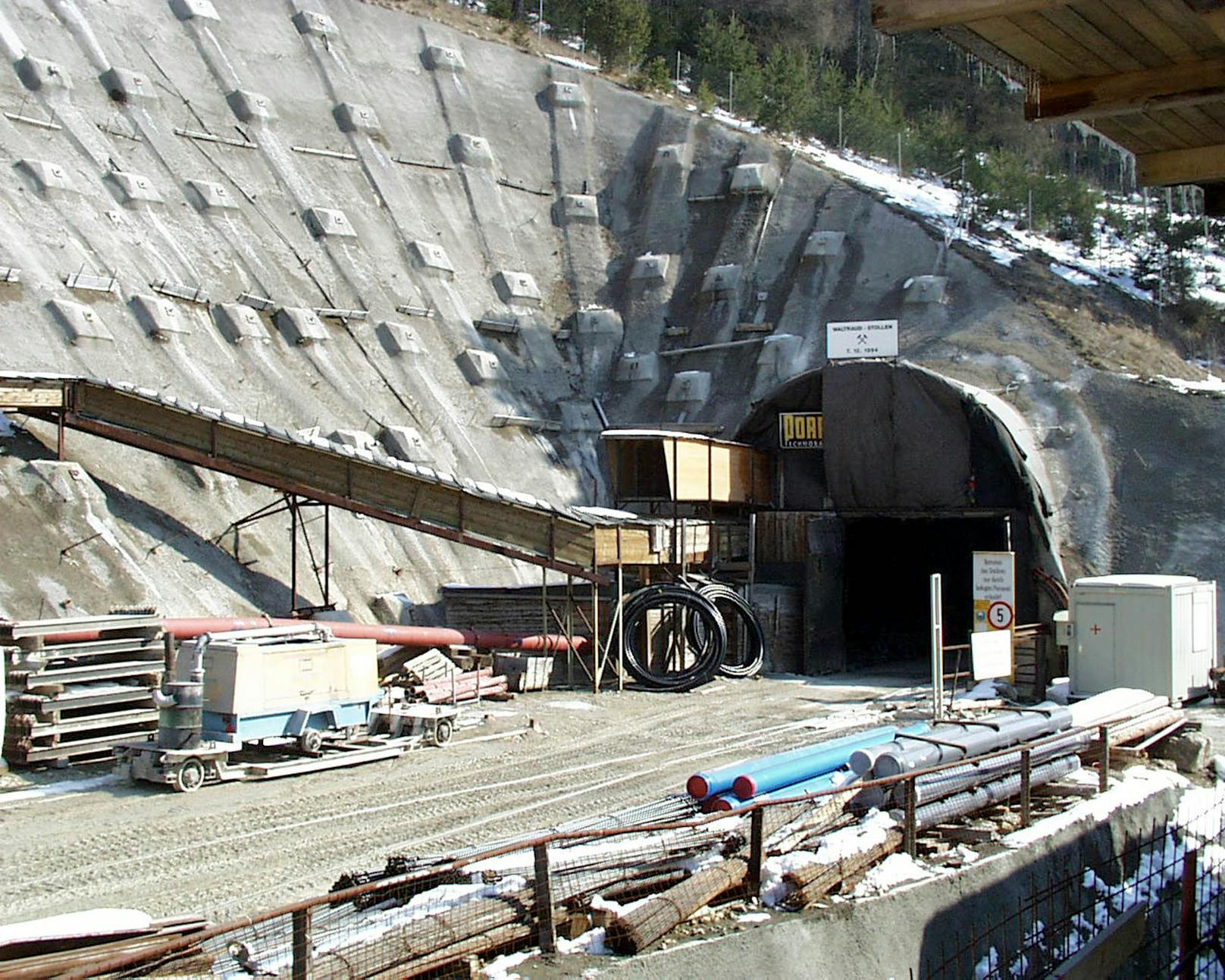 Der Semmering-Basistunnel befindet sich noch länger im Bau.