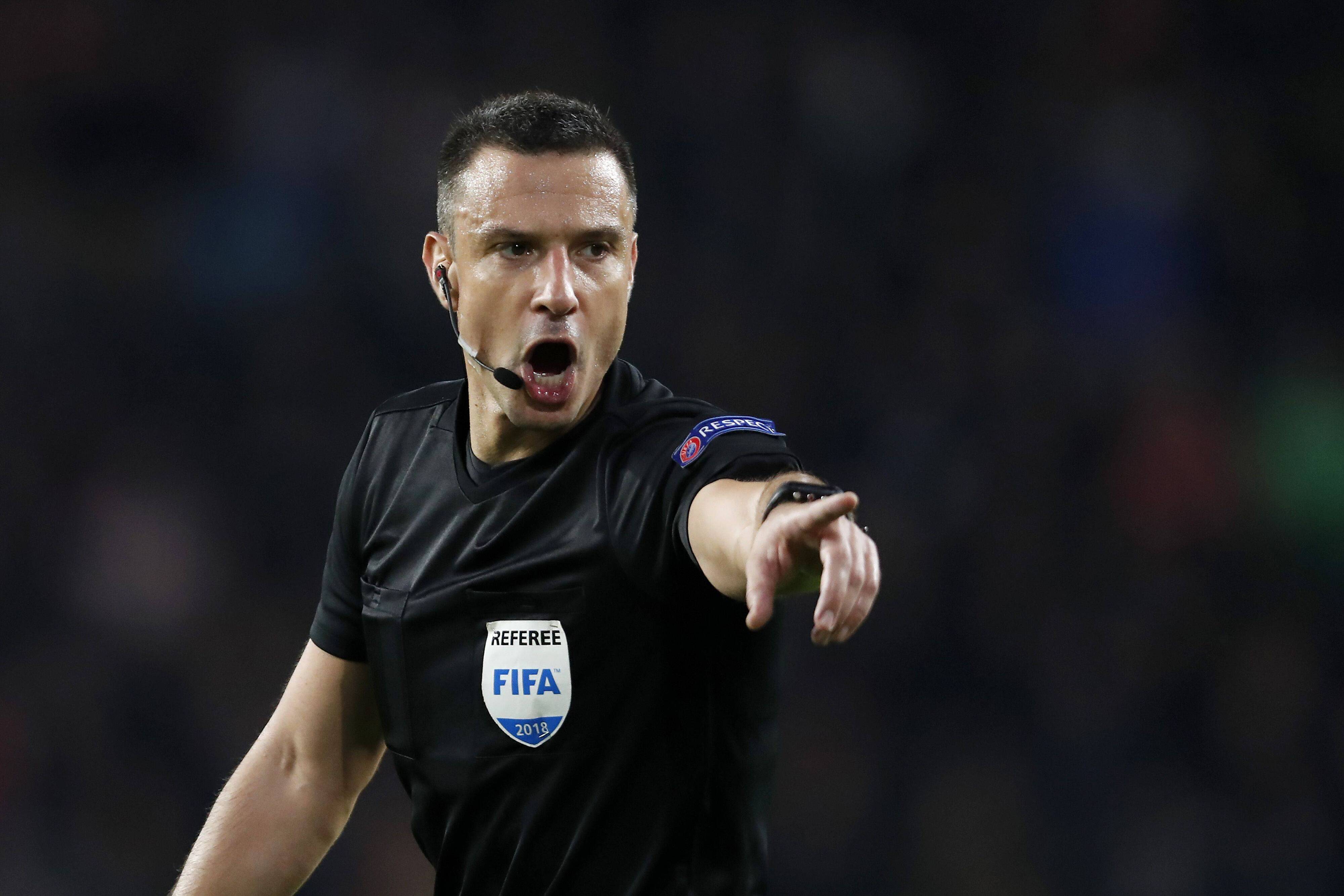 Slavko Vincic bei der Champions-League-Partie zwischen Tottenham und PSV.