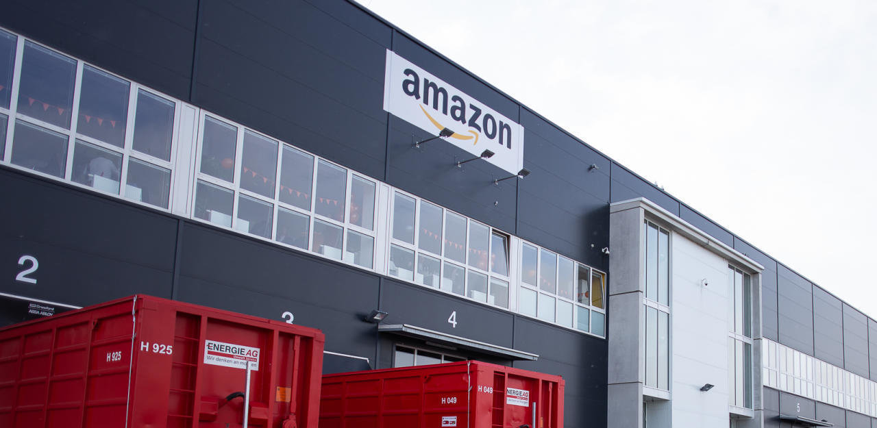Das Amazon-Zentrum in Großebersdorf