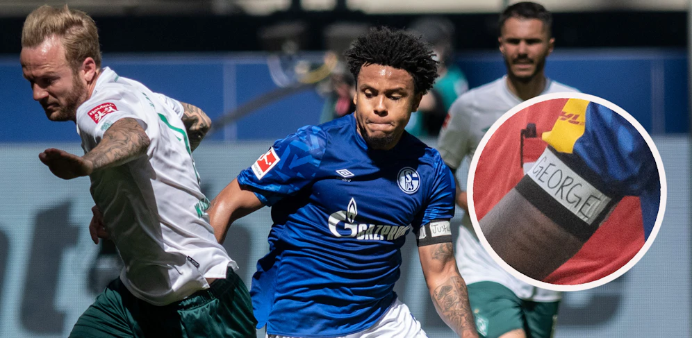 Weston McKennie trug ein Armband, um seine Solidarität mit George Floyd zum Ausdruck zu bringen.
