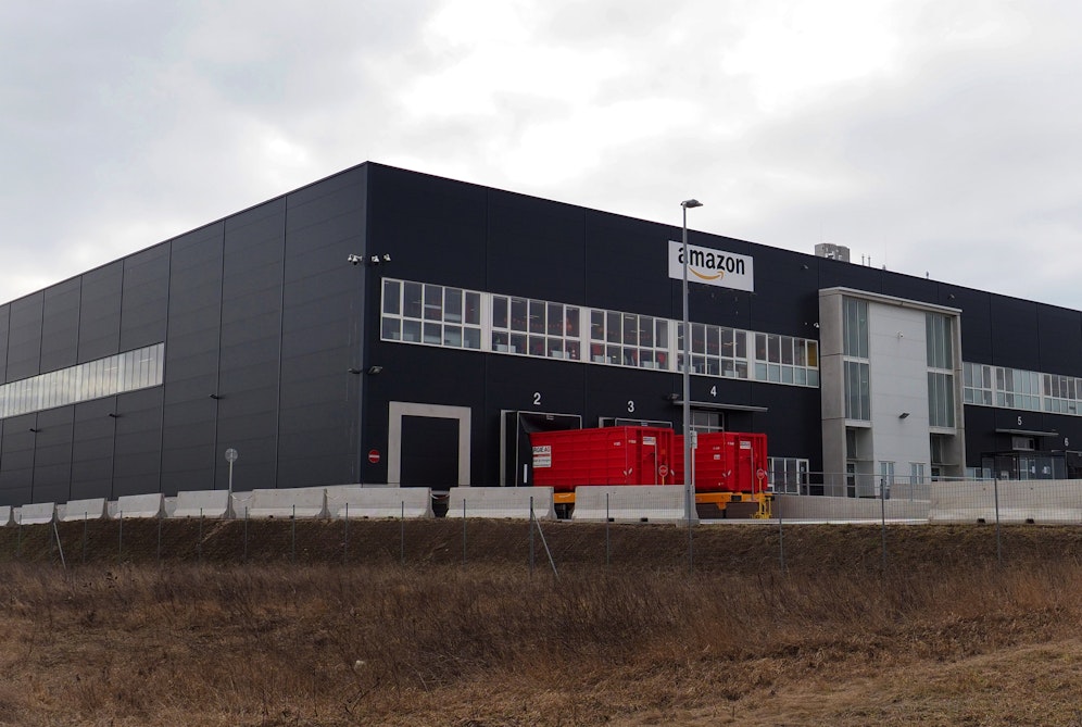 Das Amazon-Verteilzentrum in Großebersdorf.