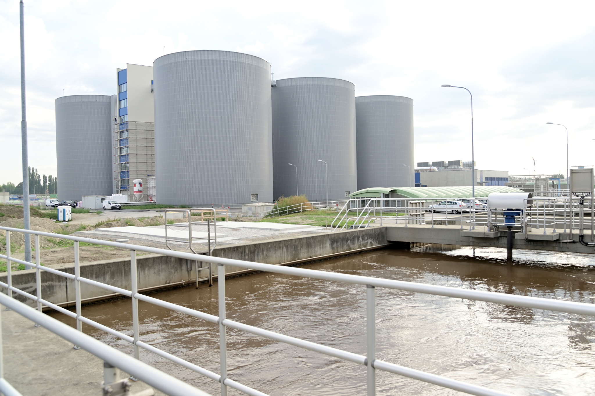 Die Hauptkläranlage in Wien-Simmering.