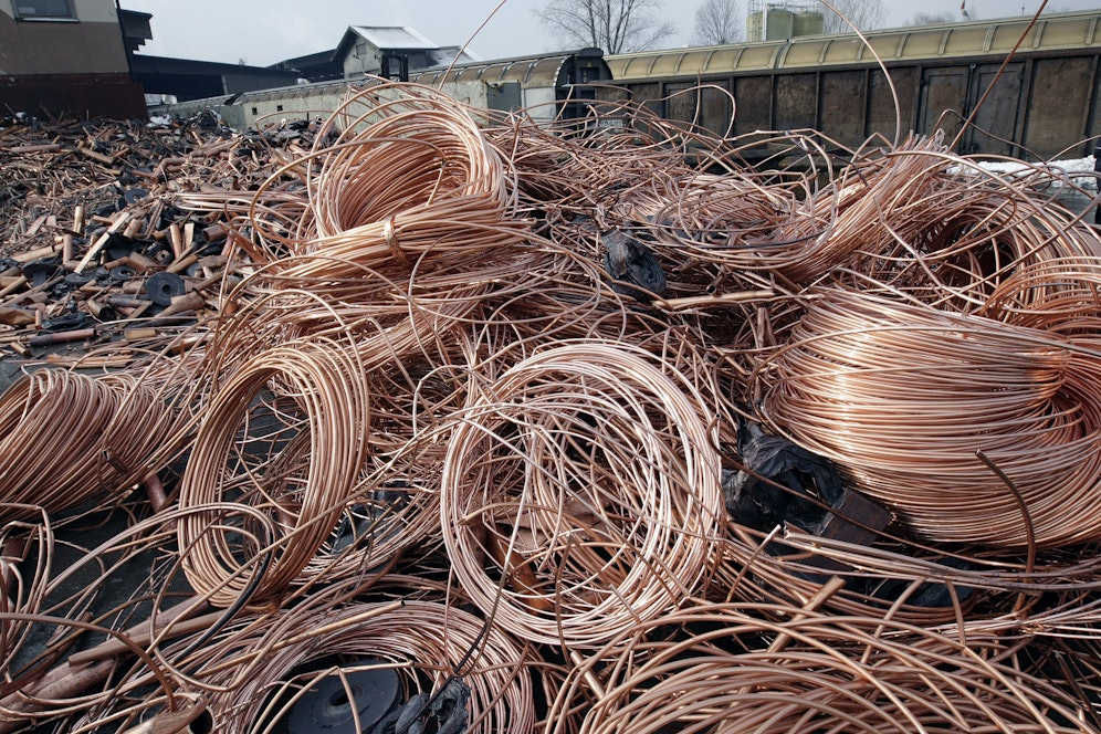 Die Polizei konnte einen mutmaßlichen Kupferdiebstahl in großem Stile aufklären- Symbolbild.&nbsp;