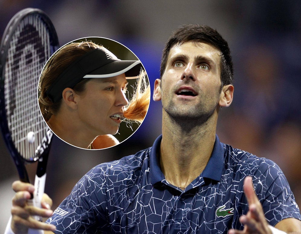 Danielle Collins, Novak Djokovic